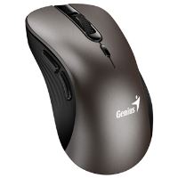 Bezdrátová ergonomická optická myš Genius Ergo 8100S, 1600 DPI, Champagne Titanium (2)