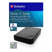 Verbatim 2TB Store&#39;n&#39;Save, Externí HDD 3.5&quot; USB 3.0, černý