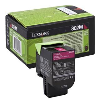 Toner Lexmark 80C20M0, CX310dn, CX410de, CX510de, return, magenta, 802M, originál