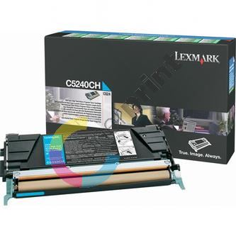 Toner Lexmark C524, 00C5240CH, modrá, originál 1