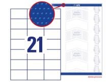 Samolepící etikety Ultragrip 70 x 42,3 mm, 220 listů A4 3652-200 4 (3)