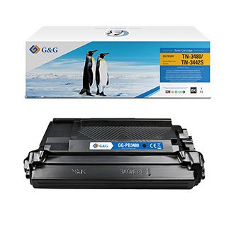 Toner kompatibilní Brother TN3480, HL-L6400DW, HL-L6200DW, black, G&G