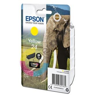 Inkoustová cartridge Epson C13T24244012, T2424, yellow, originál