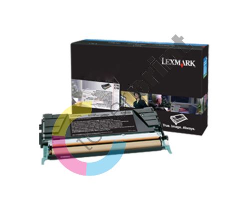 Toner Lexmark X748H3CG, cyan, originál 1