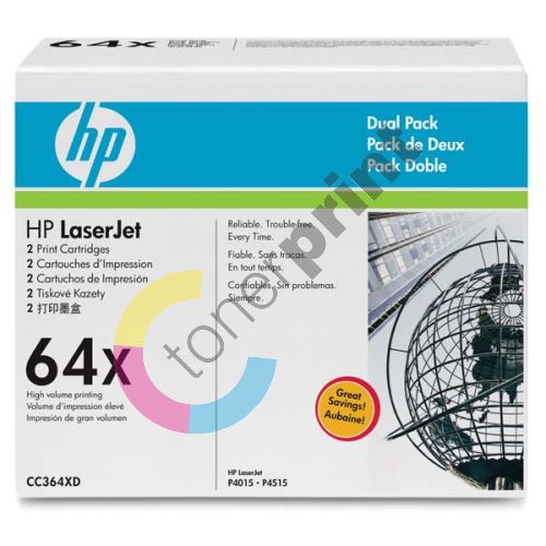 Toner HP CC364XD, black, originál 1