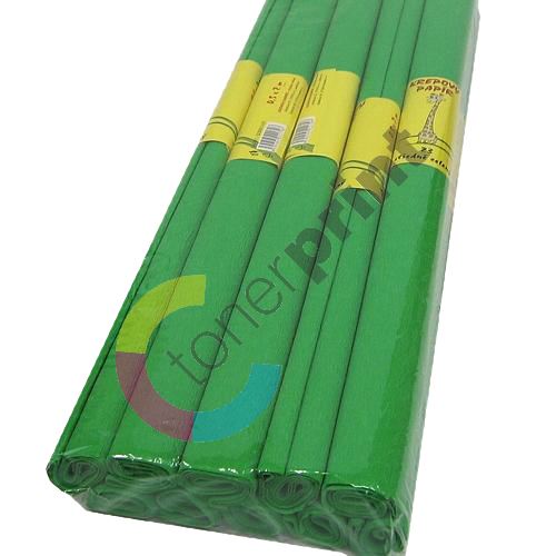 Krepový papír 50x200cm středně zelený 1