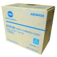 Toner Konica Minolta TNP-49C, Bizhub C3351, C3851, A95W450, cyan, originál Toner Konica Minolta TNP-49C, Bizhub C3351, C3851, A95W450, cyan, originál