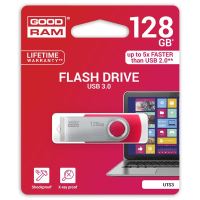 Goodram UTS3 128GB, USB flash disk 3.0, červená
