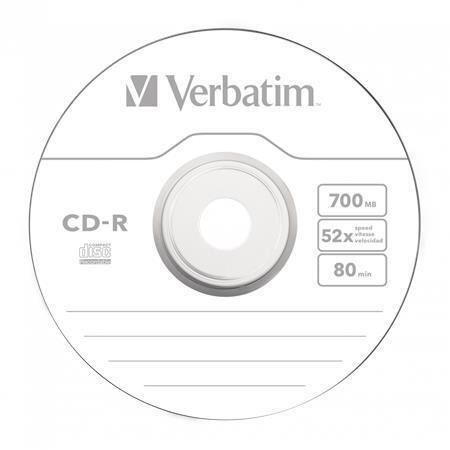 Verbatim CD-R DataLife 700 MB 52× Extra Protection, 50 ks Wrap – 43787