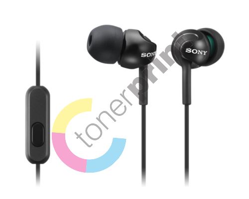 Sony sluchátka MDR-EX110AP, handsfree, černé 1