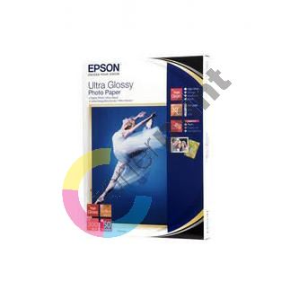Epson Ultra Glossy Photo Paper, lesklý, bílý, 13x18cm, 300 g/m2, 50ks, C13S041944BH 1