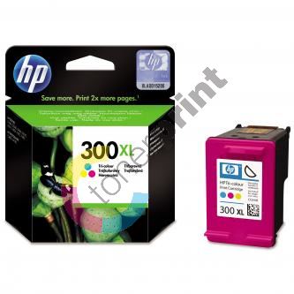 Inkoustová cartridge HP CC644EE, DeskJet D2560, F4280, color, No. 300XL, 11 ml, originál