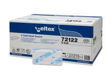 CELTEX V Cell ručníky bílé 2vrstvé 25 × 21 cm, 3150 ks, 72122
