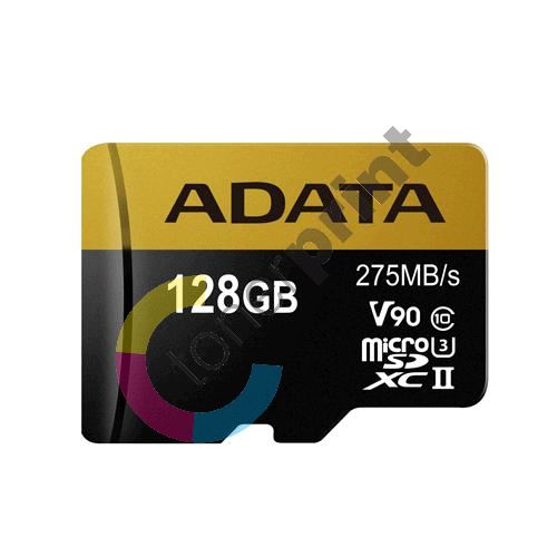 ADATA 128GB microSDXC UHS-II U3 s adapterem 1