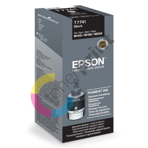 Cartridge Epson C13T77414A, black, originál 1