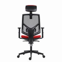 Powerton Kancelářské ergonomické křeslo Tina, Červené (4)