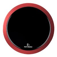 All New WP315-R bezdrátová Qi nabíječka 10 W, ultratenká, červená