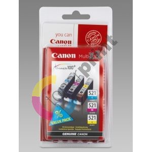 Cartridge Canon CLI-521CMY, BL, originál 1