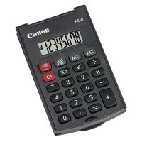Kalkulačka Canon AS-8, šedá, stolní, osmimístná