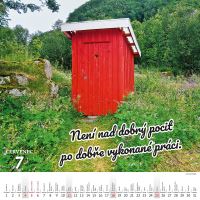Nástěnný kalendář - Kadibudky 2027 (kalendář na zeď s humorem) (7)