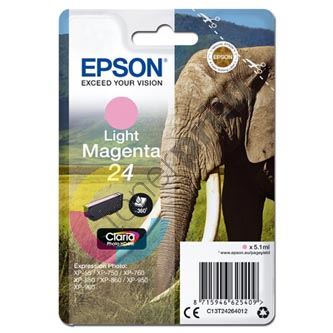 Inkoustová cartridge Epson C13T24264012, T2426, light magenta, originál