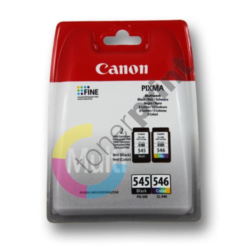 Cartridge Canon PG-545/CL-546, CMYK, 8287B005, originál 1