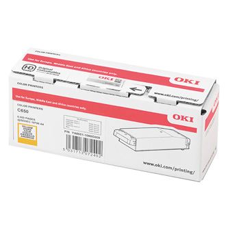 Toner OKI 09006129, C650dn, yellow, originál