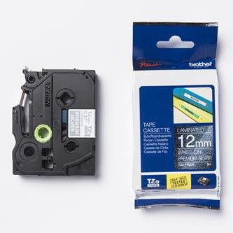 Páska Brother TZe-PR935, bílý tisk/stříbrný podklad, lamino, originál