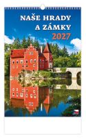Nástěnný kalendář - Naše hrady a zámky 2027 (kalendář na zeď Česká republika)