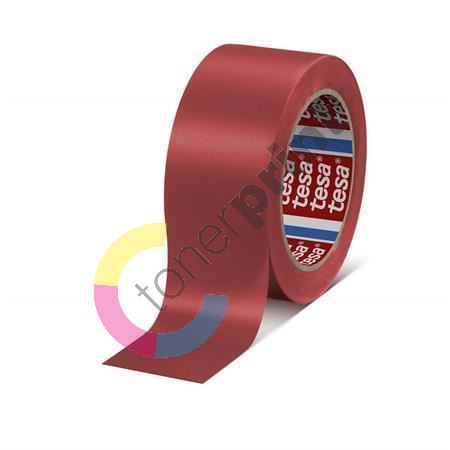 Vyznačovací páska na podlahy Professional, červená, 50 mm x 33 m, Tesa 1