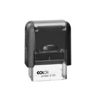 Razítko COLOP Printer C10, 27 × 10 mm, 3 řádky, černé