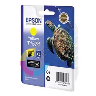 Inkoustová cartridge Epson C13T15744010, Stylus Photo R3000, yellow, originál