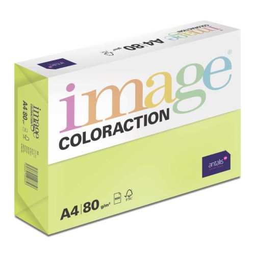 Barevný xerografický papír Image Coloraction 80g A3, reflexní zelená, balení 500 archů