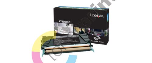 Toner Lexmark X746H1KG, black, return, HC, originál 1