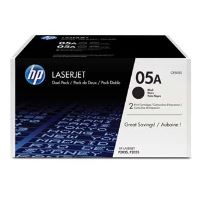 HP originální toner 05A (CE505D) Black 2-Pack pro LaserJet P2035, P2055 | 2 × 2 300 stran