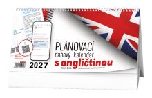 Stolní kalendář - Plánovací daňový kalendář s angličtinou týdenní 2027