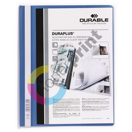 Desky s rychlovazačem DURAPLUS®, modrá, A4, široké, DURABLE 2
