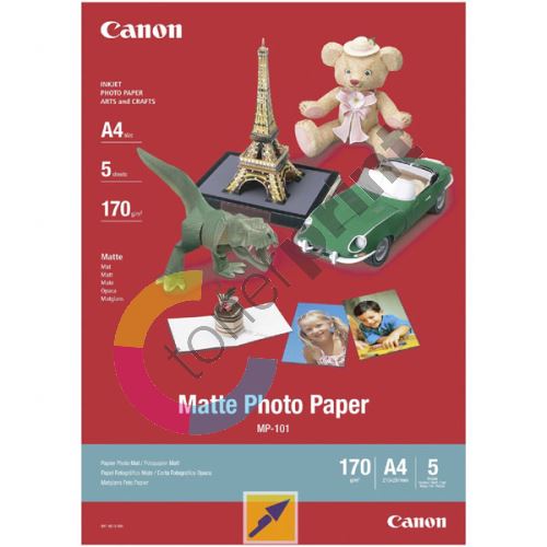 Canon Matte Photo Paper, foto papír, matný, bílý, A4, 170 g/m2, 5 ks 1