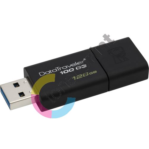 Kingston 128GB DataTraveler 100 G3, USB flash disk 3.0, černá 1
