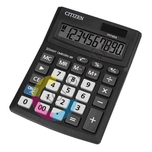 Kalkulačka Citizen CMB1001-BK, černá, stolní, desetimístná 1