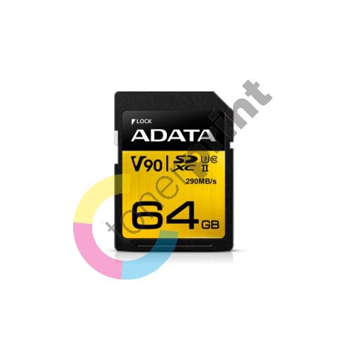 ADATA 64GB SDXC UHS-II U3 (290/260MB) 1