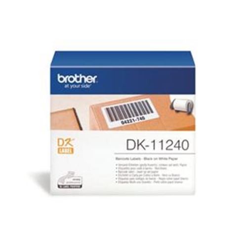 Papírové štítky Brother DK11240, 102mm x 51mm, bílá, 600 ks, pro tiskárny řady QL
