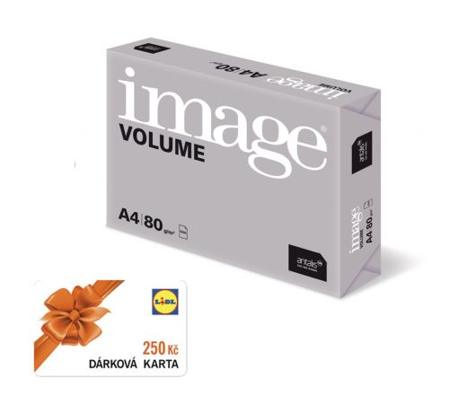 Xerografický papír A4 Image Volume 80g, 500 listů + 250 Kč LIDL poukázka při odběru 200ks