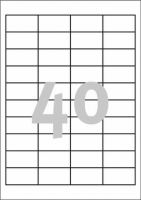 Univerzální etikety AVERY QuickPEEL 48,5x25,4 mm 100 listů A4 - 3657 11 (10)