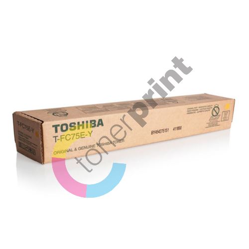 Toner Toshiba T-FC75EY, yellow, 6AK00000254, originál 1