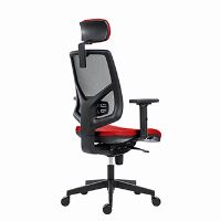 Powerton Kancelářské ergonomické křeslo Tina, Červené (3)