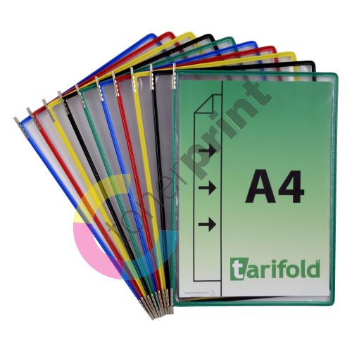 Tarifold závěsný rámeček s kapsou, A4, otevřený bokem, mix barev, 10 ks 1
