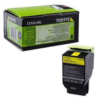 Toner Lexmark 70C2HYE, CS510de, CS410dn, CS310dn, yellow, 702HY, originál