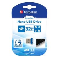 USB flash disk Verbatim Store 'n' Stay NANO 32 GB, USB 3.2 Gen 1, 80 MB/s