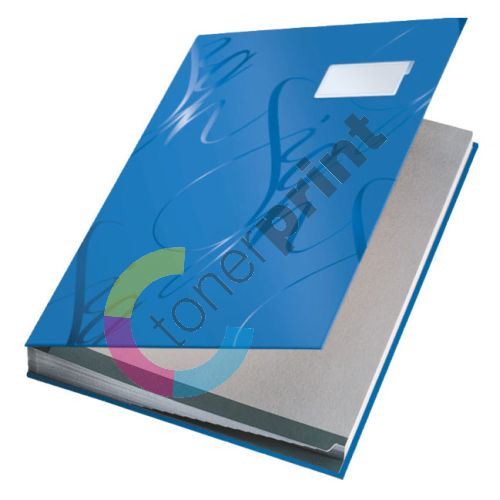 Podpisová kniha designová Leitz, modrá 1